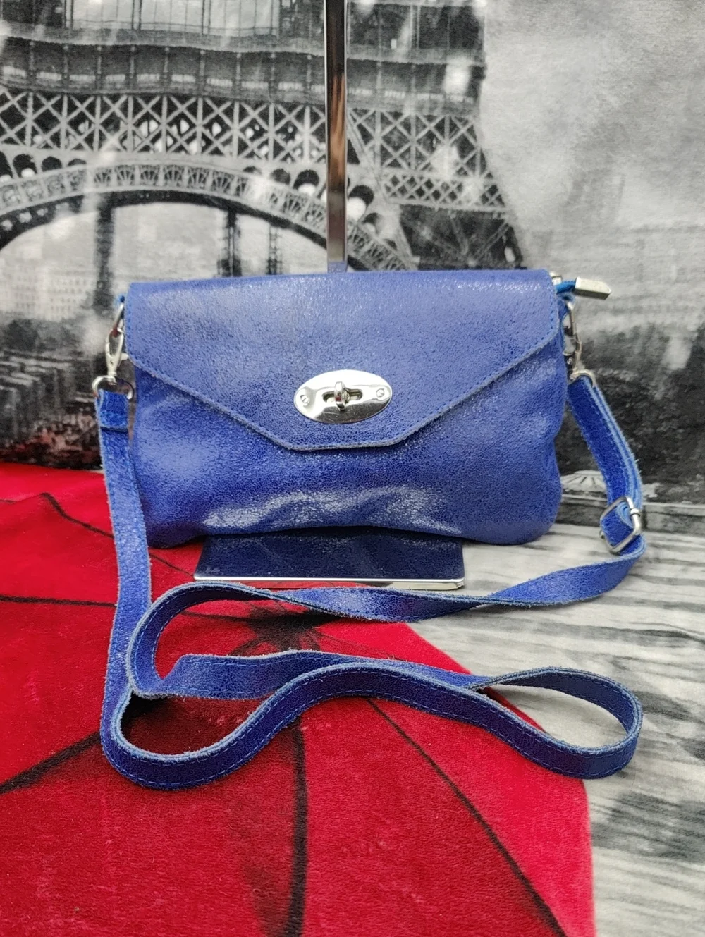 Borse in Pelle leather purple